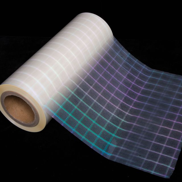 Hot Sale Self Adhesive Thermal Rainbow Laser Transparent Hot Holographic Lamination Film