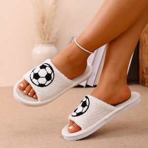 Chaussons d'intérieur en peluche et lin pour hommes et femmes, collection printemps-automne, vente chaude, directement de l'usine - Product Image 2