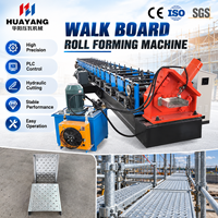 Machine de formage à rouleaux pour planches d'échafaudage, machine de fabrication de panneaux de plateforme en acier pour passerelles d'échafaudage, vente directe d'usine