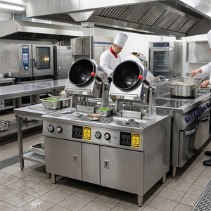 Machine <span class=keywords><strong>de</strong></span> cuisson automatique commerciale In-Smart, économique, semi-gaz, wok rotatif, sauté intelligent, <span class=keywords><strong>robot</strong></span> multifonctionnel pour restaurant - Product Image 3