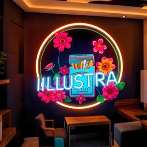 UV-gedruckte Leucht reklame Benutzer definiertes Logo Leucht reklame Einzigartige hand gefertigte LED-Neonlichter Business-Zeichen und Event-Wand kunst - Product Image 1