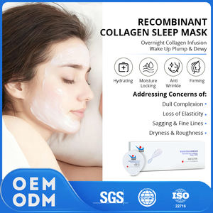 Mascarilla hidratante revitalizante, reafirmante, antiarrugas, colágeno, para dormir, muestras por valor de 30 dólares con cada <span class=keywords><strong>compra</strong></span> - Product Image 2