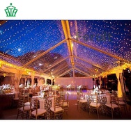 Tentes de mariage de style moderne, imperméables et résistantes, à portée claire, tente d'église tente de banquet