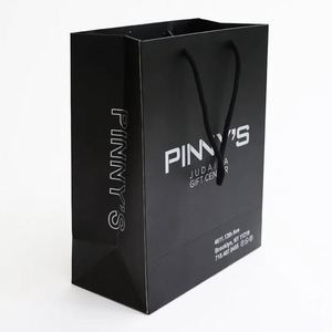 Sacs en papier d'art personnalisés pour cadeaux de Noël en gros avec design de luxe, recyclables, couleur et logo personnalisés - Product Image 4