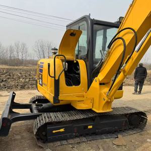 Mini-excavatrice Komatsu56 d'occasion, 6 tonnes, moteur d'origine, avec boîte de vitesses, pompe PLC, EPA, vente flash, livraison rapide - Product Image 5