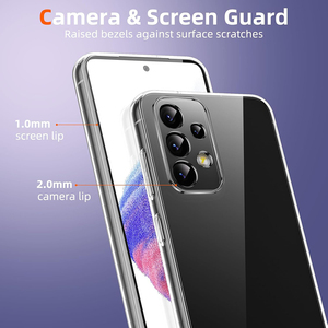 <span class=keywords><strong>Coque</strong></span> souple ultra fine en <span class=keywords><strong>silicone</strong></span> pour Samsung Galaxy <span class=keywords><strong>A53</strong></span> A33 A23 A73 A13 <span class=keywords><strong>Coque</strong></span> de protection transparente transparente pour appareil photo complet - Product Image 6