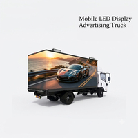 Écran LED publicitaire mobile P4 extérieur pour camion, panneau vidéo, panneau d'affichage numérique, signalisation numérique, étanche, diffusion en direct