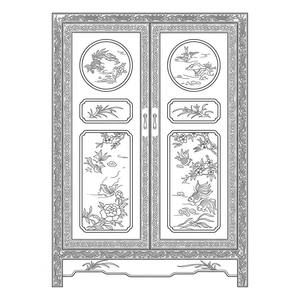 Mobile da Soggiorno in Stile Cinese <span class=keywords><strong>con</strong></span> Pannello Intagliato a Mano, Ecologico, <span class=keywords><strong>con</strong></span> Dettagli <span class=keywords><strong>Antichi</strong></span> e Laccatura Dipinta a Mano <span class=keywords><strong>con</strong></span> Cura - Product Image 5