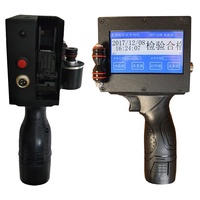 Impresora portátil de inyección de tinta manual, máquina de codificación de citas con fecha de caducidad de logotipo