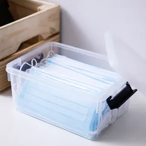 플라스틱 보관함 및 상자 옷장 흰색 아기 세탁 홈 잠금 바퀴 냉장고 외관 옷 보관 상자