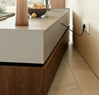 Meuble TV en mélamine bois de luxe léger, table basse, support TV sur pied de haute qualité pour salon domestique