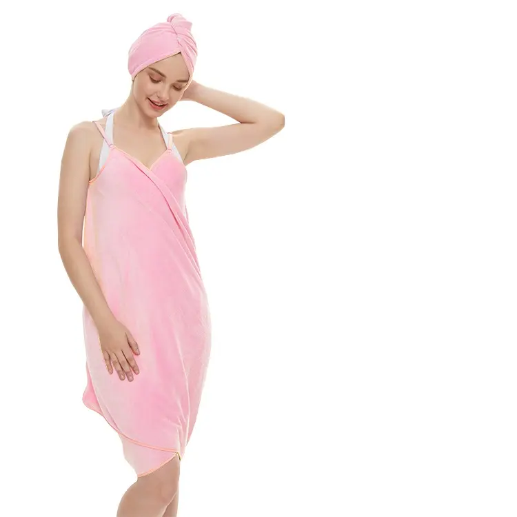 אמבטיה סקסי שמלת חצאית לביש סופר מקלחת מגבת אמבט נשים פליז מותאם אישית ספא גוף לעטוף מגבת