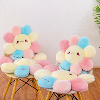Nouveau design, coussin en forme de tournesol super doux en coton PP, pour chambre à coucher, canapé, chaise, décoration de pièce, vente en gros, adorable oreiller jouet