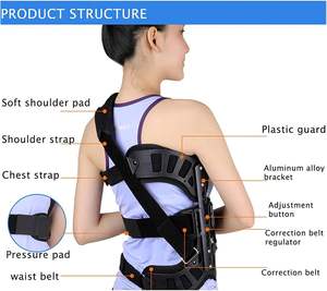 HKJD terapi fisik korektor postur punggung, penyangga Orthosis untuk <span class=keywords><strong>Kyphosis</strong></span> - Product Image 5