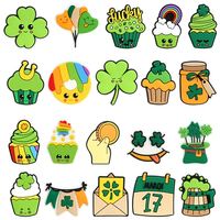 PVC Nouvelle Arrivée Mignon Dessin Animé Vert Dessert Plantes Conception Chaussures Pièces & Accessoires Logo Personnalisé Designer Chaussure Charmes Décoration