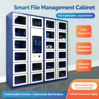 Armoire à documents électronique, armoire intelligente pour dossiers avec reconnaissance faciale et empreintes digitales, système de gestion des matériels pour les entreprises et les institutions