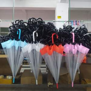 Paraguas Transparente Automático con Apertura Automática, Resistente al Viento y a la Lluvia, para <span class=keywords><strong>Viajes</strong></span>, Bodas y Eventos, Promocional - Product Image 6