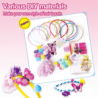 Ensemble d'accessoires pour cheveux DIY 10pcs cadeaux et artisanat kit de fabrication de bandeau pour filles