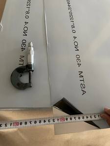 201 430 304 Tôle d'acier inoxydable No 4 Finition satinée - Product Image 5