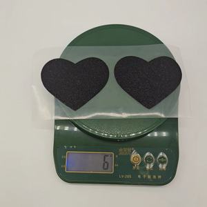 Neue Trendige Herzförmige Schwarze Niedliche Mädchen-Stil Nippelabdeckungen Aufkleber Set Sexy Brustwarzenabdeckung - Product Image 2