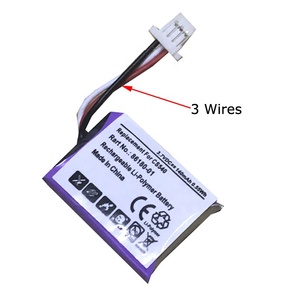 Batterie Li-Po de remplacement 3,7 V 140 mAh pour casque sans fil Plantronics <span class=keywords><strong>CS540</strong></span> CS50 CS60 84479-01 86180-01 Batterie Li-ion - Product Image 3