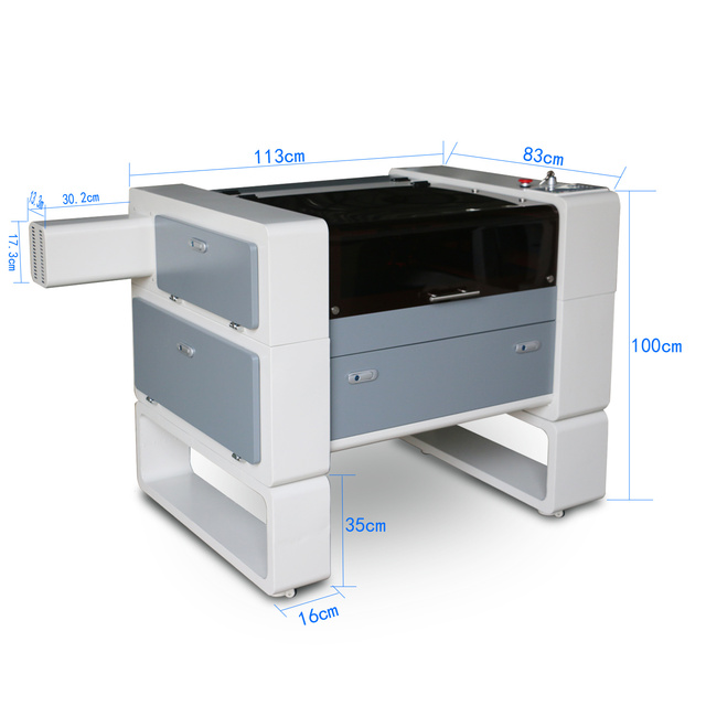 80w 100w Cake Topper Acrylic Wood Leather Fabric M2 4060 Laser Cutter Engraving Cutting Machine Ruida