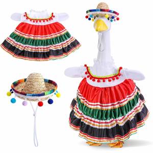 ชุดตกแต่งงานเทศกาลสีขาวสไตล์เม็กซิกัน ชุดห่านประดับไฟ - Product Image 6