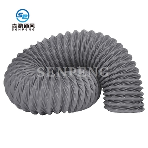 Condotto di Ventilazione <span class=keywords><strong>Flessibile</strong></span> in Tessuto di Nylon PVC Multiuso di Alta Qualità, Ignifugo e Leggero, Diametro 100mm (4 Pollici) - Product Image 6