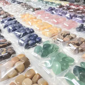 Wholesale Polished Gemstones Mixed Tumbled Stones Healing Crystals Stone Tumbled Crystals Bulk For Reiki Gift Decoration