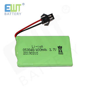 แบตเตอรี่ลิเธียมเปลือกอลูมิเนียม<span class=keywords><strong>3</strong></span>.7V 400MAh สำหรับหุ่นยนต์อัจฉริยะ - Product Image 2