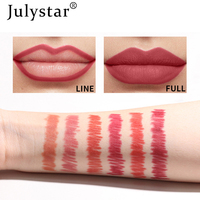Crayon à lèvres JULYSTAR de haute qualité, livraison gratuite, 5 couleurs, longue tenue, imperméable, facile à appliquer, 0,5 g