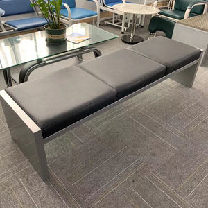 Asientos para Sala de Espera Bariátrica, Muebles para el Distrito de Shunde de la Ciudad de Foshan, Asiento de Banco de Espera de Tela con 3 Asientos Traseros - Product Image 1
