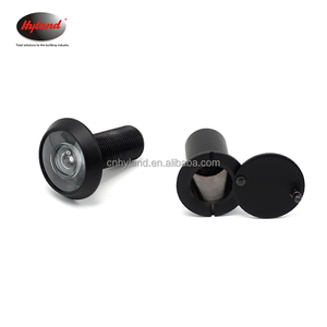 Viseur de porte noir Hyland OEM DV05, vente directe d'usine, matériau en laiton/alliage de zinc, vision à 200 degrés - Product Image 4