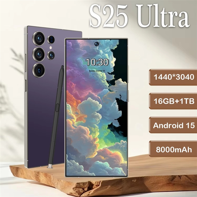 Factory Price Unlocked for S25 Ultra 5G Smartphone with 16GB RAM  1TB ROM NFC Cellphone Android 15 4g 5g Mobile Phones
