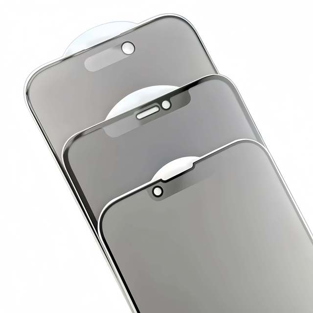 Matte Anti-Peep Anti-Scratch Tempered Glass Screen Protector 2.5D 0.33mm Thick Privacy Film For17/16 /14/13/12/11 Pro Max Plus