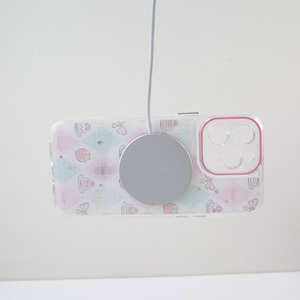 Custodia per telefono con simpatico gatto angelo cartone animato per iPhone 15/14 Pro e 17/16 Pro Max con protezione a 360° e stampaggio a iniezione - Product Image 2