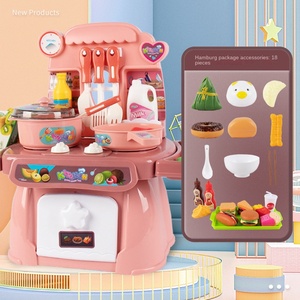 Mini Set da cucina in plastica per bambini di <span class=keywords><strong>3</strong></span> <span class=keywords><strong>anni</strong></span> di simulazione di cucina casa 6 Baby Cooking Suit Box cucina cucina <span class=keywords><strong>giocattoli</strong></span> alimentari da cucina - Product Image 5
