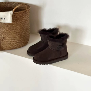 Nuovi Stivali Invernali da Ragazza - Stivaletti in Vera Pelle con Pelliccia, Comodi, Caldi, Leggeri, <span class=keywords><strong>Scarpe</strong></span> da Esterno Decorative - Product Image 6