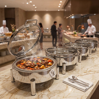 Chauffe-Plat Électrique Professionnel en Acier Inoxydable pour Buffet – Idéal pour la Restauration et les Restaurants
