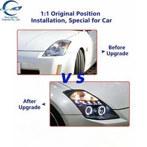 ชุดไฟหน้ารถยนต์แบบยูนิเวอร์แซล พร้อมไฟ LED Daytime Running Lights และไฟเลี้ยว สำหรับรุ่น 350z ปี 03-08 ชุดอัพเกรดไฟส่องสว่าง - Product Image 2
