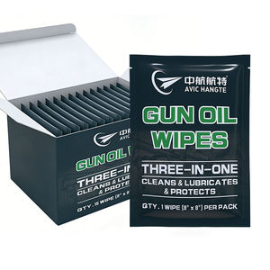 Toallitas Húmedas con Aceite para Limpieza de Armas CLP, Paño Portátil con Aceite para Armas, Lubricación, Protección, Limpieza y Prevención de Óxido, 15 Paquetes - Product Image 1