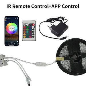 Joystar Wifi kiểm soát 5m dải ánh sáng <span class=keywords><strong>RGB</strong></span> 30Leds/M 4848 <span class=keywords><strong>12V</strong></span> 24v16 triệu màu sắc cuttable trang trí nội thất 16.4ft LED Strip Lights - Product Image 6