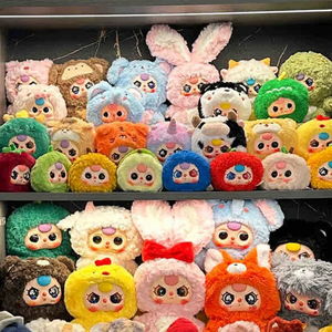 Babythree coleccionables Kawaii muñecas lindas figura <span class=keywords><strong>Anime</strong></span> figuras juguetes de peluche muñeca sorpresa caja ciega bebé tres cajas misteriosas - Product Image 1