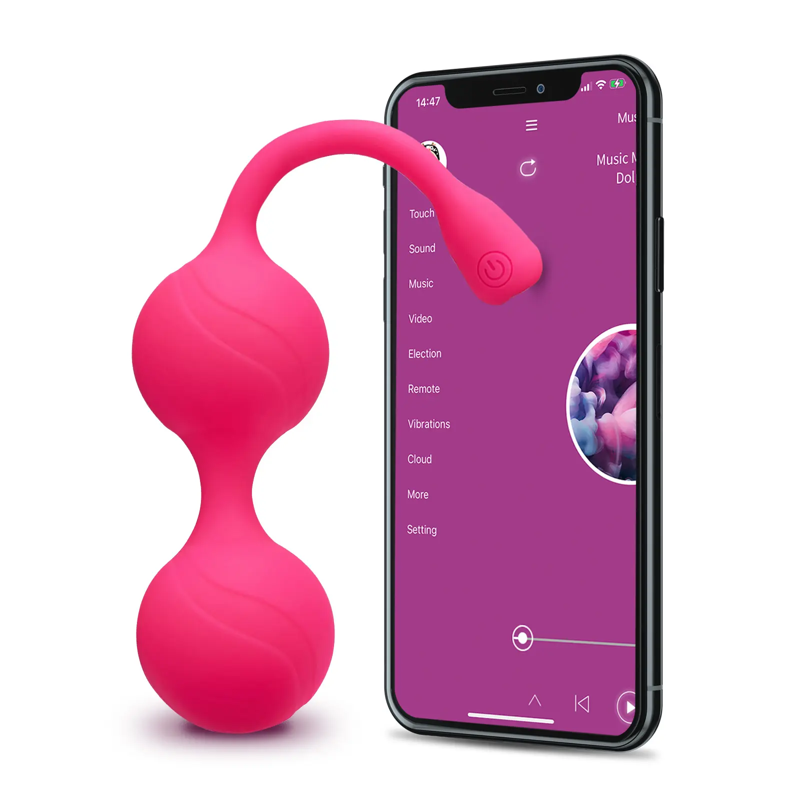 Dünya en çok satan ürünler mobil kontrollü vibratör seks ürünü orgazm kegel topları