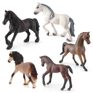 Figura de Caballo Andaluz Simulado, Pintado a Mano, Figuritas Sólidas, Caballo Español de Actuación, Adorno Estático, Juguetes - Product Image 2