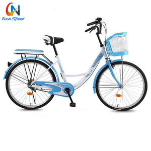 Bicicleta Urbana Clásica Retro de Una Velocidad con Cuadro de Aluminio y Horquilla de Acero de 26 Pulgadas <span class=keywords><strong>para</strong></span> <span class=keywords><strong>Mujer</strong></span> - Product Image 5