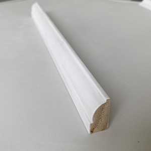 Interior Decorative Wood Moulding Finger Joint Pine Trim for Walls & <b>Ceilings</b> White Wood Crown Molding Trim - Product Image 1