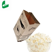 Pochette d'emballage alimentaire en papier kraft brun Sacs en papier pop-corn