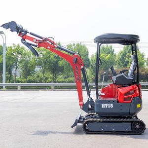 Excavadora sobre orugas en miniatura HT18 de 1,8 toneladas energéticamente eficiente y segura con una eficiencia de excavación muy alta utilizando la excavadora HT18 - Product Image 4