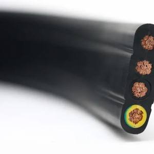 Cable Compuesto Óptico-Eléctrico Estándar Rou, Cero Flotabilidad, Hermético, 2*4+2*0.75+2SM, Grúa Pórtico, 300/500V, Revestimiento de PVC Nitrilo - Product Image 2